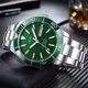 Чоловічий наручний годинник Carnival Diver Leather Deluxe 10 Bar 2 ремінці, водостійкий. - изображение 4