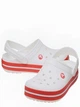 Сабо Crocs Crocband 11016 37 (EU 37-38), білий/червоний - зображення 1