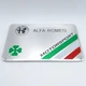 Эмблема алюминиевая Alfa Romeo MotorSport 8,0*5,0 см - изображение 2