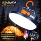 Фонарь лампа светильник Mos Lighting повербанк мощный фонарик на аккумуляторе туристический LED влагозащищенный функция Power Bank кемпинговый походный аварийный ночник с магнитом 15 Ватт USB Type-C 6600 mAh холодный свет - изображение 2