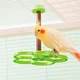 Игрушка для попугаев Lesko N365001 Вертушка Green для птиц ветряк колесо - зображення 1