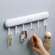 Универсальная настенная вешалка клеящаяся с крючками Towel hook LY-839 - изображение 3
