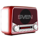 Портативный радиоприемник FM AM SW с USB и microSD для путешествий красный SVEN SE1011 - изображение 3