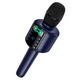 Мікрофон-колонка Hoco L24 Shine Karaoke, Синій - 720287 - зображення 1