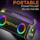 Портативная колонка Remax RB-MB07 Party Lighting, Черный - 720271 - изображение 5