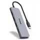 USB Hub REAL-EL CQ-700, Type-C, Серый - 356097 - изображение 2