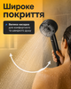 Лейка для душа 5 режимов массажная лейка насадка душевая для ванной комнаты водосберегающая с фильтром BRS Графитовый - изображение 2
