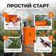 Аккумуляторный опрыскиватель Dozer Pro 12л для удобрения дезинфекции напряжение 18В садовый ранцевый оранжевый - изображение 8