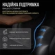 Ергономічний комплект подушок для авто та офісу Memory Foam анатомічна та ортопедична підтримка шийного та поперекового відділів - зображення 5