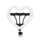 Лампа RGB JM33-13 33cm (Heart Style) з трьома тримачами (колір чорний) - зображення 1