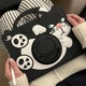 Чохол дитячий Silikon Power з підставкою і ремінцем Apple iPad 10 (2022) 10.9 дюймів, Котик Black - зображення 5