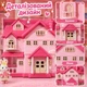 Домик для кукол Dreamy Fairy с кроликом и мебелью 29 см, двухэтажный кукольный дом с аксессуарами и собачками, арт. 6679A - изображение 7