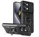 Чехол Primo Shockproof для Poco X8 Pro Max - противоударный, с подставкой и шторкой для камеры - Black - изображение 3