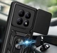 Чехол Primo Shockproof для Xiaomi Redmi Note 15 4G - противоударный, с подставкой и шторкой для камеры - Black - изображение 7