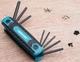 Набор складных ключей-звездочек Libraton Security Torx 8-в-1 T9–T40 складной, CR-V сталь - изображение 5