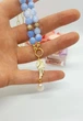Колье цепочка из граненого агата и подвеской крыло и жемчужина с кристаллами - изображение 8