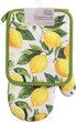 Набор прихваток для кухни ARDESTO Sicilian lemons 18х20 см + 18х30 см зеленый (ART14LM) - изображение 1