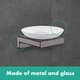 Мыльница Hansgrohe AddStoris 41746340 черный матовый хром - изображение 9