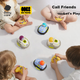 Детская интерактивная машинка на дистанционном управлении Babycare & BCTOYS Bump-And Remote Control Car, развивающая игрушка для раннего обучения, предназначенная для родителей и детей, — набор из 2 штук. - изображение 5