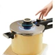 Многофункциональная скороварка высокого давления Kims Cook Anxin Series с шумоподавлением, взрывозащищенным корпусом, автоматическим сбросом давления, 6 л, желтого цвета. - изображение 3