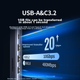 Док-станція розширення UGREEN Type-C, високошвидкісний концентратор USB 3.2, інтерфейс HDMI 2.0, адаптер 4K60Hz, сумісний з Thunderbolt, комп'ютерами Apple, конвертер для ноутбуків Mac та Huawei, iPad - зображення 6