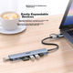 Док-станция расширения Acer Type-C, USB 3.0-концентратор, адаптер для чтения SD/TF-карт, совместимая с компьютерами Huawei, Android, MacBook, конвертер, Eight-I - изображение 9
