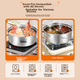 Кастрюля Royalstar Hot Pot из нержавеющей стали 304 для газовых/индукционных плит, 30см - изображение 10