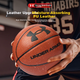 Баскетбольний м'яч Under Armour, розмір 7 для дорослих, для учнів середньої та старшої школи, для дітей, для вступних іспитів до середньої школи, для використання в приміщенні та на вулиці, нековзний тренувальний баскетбольний м'яч, синій розмір 7 - изображение 7