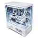 VALKYRIE VK03 WHITE Білий ігровий корпус ATX, підтримує водяне охолодження 360 мм, 6,2-дюймовий сенсорний екран, панорамний огляд 270° - изображение 5