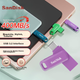 Флеш-накопичувач SanDisk 512 ГБ Type-C USB 3.2 Dual Drive DDC3 Purple, швидкість читання до 400 МБ/с, автоматичне резервне копіювання, сумісний з телефонами та комп'ютерами, флеш-накопичувач великої ємності з двома інтерфейсами - изображение 11
