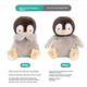 Игрушка мягкая Gund пингвин музыкальный, кукла-компаньон для детей - изображение 4