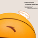 Детский баскетбольный мяч ANTA Silent Basketball №7 для тренировок в помещении, мягкий, из искусственной кожи, оранжевый. - изображение 6