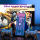 Игровая консоль Xiaobawang PSP, домашний аркадный автомат, беспроводной джойстик, файтинг для двух игроков, домашняя консоль, классическая ностальгическая игровая приставка FC, D104pro-A - изображение 5