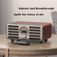 SANSUI N20 Високоякісний бездротовий Bluetooth-колонка, сабвуфер для домашнього використання, міні-колонка HiFi для робочого столу, колонка з вставною картою, потужний настільний аудіопідсилювач для комп'ютера, універсальний пристрій, без мікрофона - изображение 4