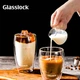Стеклянная кружка для кофе GLASSLOCK с двойными стенками, термостойкая, защищает от ожогов, прозрачная, для домашнего использования, простой дизайн, без ручки, 475 мл. - изображение 4