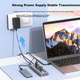 UNITEK USB 3.0 хаб, високошвидкісний 10-портовий розширювач, концентратор-хаб з блоком живлення, один перемикач керування, комп'ютерний інтерфейс, адаптер для док-станції з одним USB-портом H1315A - зображення 6