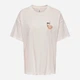 Футболка хлопковая длинная женская ONLY 15346761 XS Cloud Dancer/Cinnamon back (5715873911005) - изображение 4