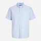 Рубашка хлопковая летняя мужская Jack & Jones 12294964 2XL Chambray Blue (5715874106028) - изображение 3