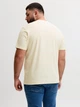 Футболка хлопковая длинная мужская Jack & Jones 12297126 5XL Antique White (5715874698202) - изображение 2