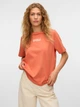 Футболка хлопковая женская Vero Moda 10343545 S Langoustino (5715871616049) - изображение 1