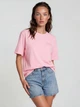 Футболка хлопковая женская Vero Moda 10343545 XL Pink-A-Boo (5715871616094) - изображение 1