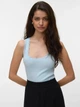 Майка с кружевом женская Vero Moda 10347295 S Ice Water (5715874541805) - изображение 1