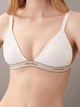 Бюстгальтер без кісточок Calvin Klein Underwear 880531696 L Білий (1159863085) - зображення 3