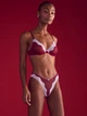 Бюстгальтер с косточками Victoria's Secret 904177119 32B Бордовый (1159863468) - изображение 4