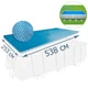 Солярная пленка для бассейна 549x274 см Intex, термопленка 538х253 см (28016-INT) - изображение 1