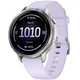 Смарт-часы Garmin Venu 4 41mm Silver Bezel with Periwinkle Silicone Band (010-03013-01) - изображение 1