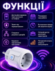 Розумна Wi-Fi-розетка Smart з таймером PM-14 обліком витрати енергії та керуванням через додаток 16А - зображення 5