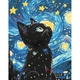 КАРТИНА ПО НОМЕРАМ "KITTENʼS NIGHT" 40*50 см Riviera Blanca (298573) - изображение 1