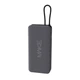 Power Bank MAKE 10000mAh 22.5W PD+QC Built-in Cable Black - зображення 1