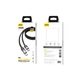 Кабель Aspor A089 Nylon Cable Wattage Display Type-C - Type-C 100W/1м- чорний - зображення 3